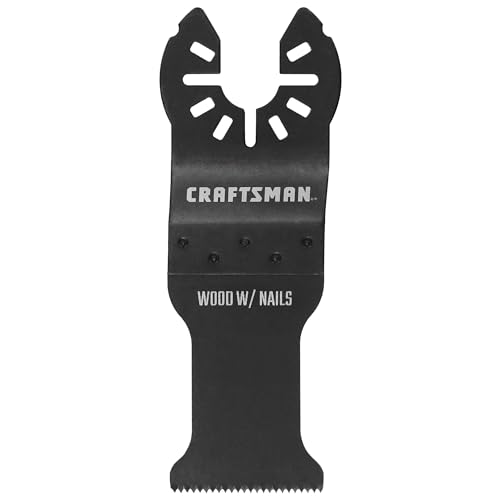Lame d'outil oscillante bois et métal CRAFTSMAN bimétal 3,8 cm pour coupe plongeante
