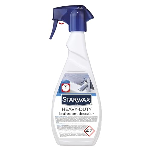 STARWAX - Heavy-Duty Bathroom Descaler - Deep Action - Ideal for Old and Built-Up Limescale - Acts in 1 Minute - 500ml