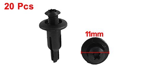 Sourcing map 20pz Auto Fissaggio Rivetti Plastica