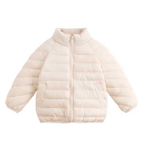 Kids Toddler Quilted Puffer Jackets Zip up Lightweight Warm Down Coats Boys Girls Soft Padded Outwear with Pockets