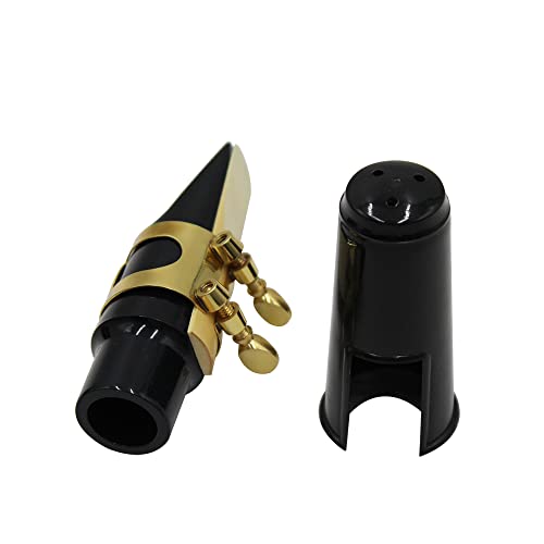 Yomone Alto Saxophone Mouthpiece Set Includes Clip And Cover And A Reed #TOP3