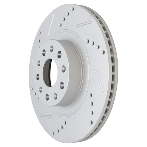 Image of Detroit Axle - Front Brake Rotors for 16-18 Chevrolet Camaro with Brake