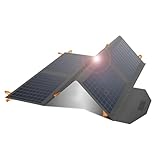 【TRAGBARE SOLARLADEGERÄTE FÜR CAMPING】 6-fach zusammenklappbar mit Griffdesign und 6,4 Pfund geringem Gewicht mit Zubehör. Die aufgeklappte Größe beträgt 33,8 x 28,1 x 0,2 Zoll, die zusammengeklappte Größe beträgt 13,8 x 9,1 x 2,2 Zoll, was einer ähnlichen Größe wie bei Lenovo-Laptops entspricht und das einfache Aufklappen zum Energiesammeln und das Zusammenfalten mit Griffen zum Mitnehmen oder Verstauen im Rucksack ermöglicht. Hinweis: Kein Ständer vorhanden.
