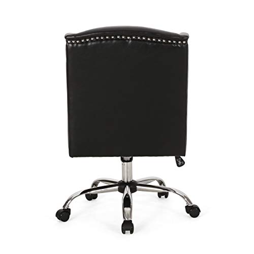 Christopher Knight Home Teresa Contemporary Wingback Swivel Office Chair, Midnight Black #TOP7