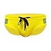 Mens String Bikini Underwear Summer Fashion Surf Swimwear Low Rise Triangle Briefs Beach Swimming Shorts Yellow