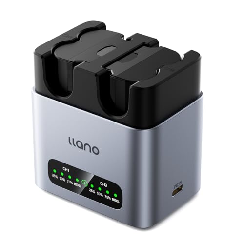 llano 2-Pack NP-W235 Batteries and 20W Fast Charger Set for Fujifilm GFX100RF XT5 XT4 VG-XT4 X-S20 GFX100S GFX50S II 2400mAh Huge Capacity Heat Dissipation Aluminum Alloy LED Display