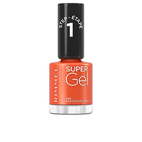 Rimmel London Super Gel Nail Polish 96 Heatwave Away 12ml