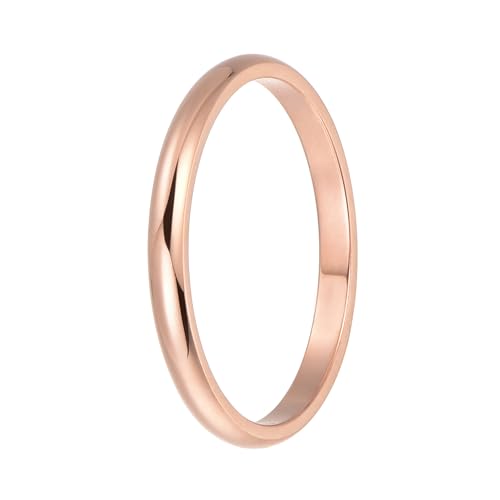 2mm Wedding Bands, 2mm Womens Band Ring, Wedding Rings for Women