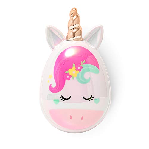 Legami - Cepillo desenredante para el cabello, 6,8 x 5 cm, asombroso cabello, tema O, desenreda cada nudo sin tirar, rasgar o dañar el cabello, dientes flexibles de diferentes alturas, Unicorn