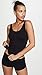 Yummie womens Seamless Reversible Shapewear tank top and cami shirts, Black, Medium-Large US