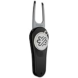 Pitchfix Original 2.0 Switchblade Divot Repair Tool with Removable Magnetic Ball Marker – Ergonomic Golf Pitch Tool for Men & Women, Durable ABS Handle, Premium Switchblade Design (Black)