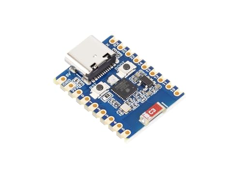 waveshare ESP32-H2 Mini Development Board Based on ESP32-H2FH4S chip,RISC-V 32-bit Single-core Processor,Supports BLE/Zigbee/Thread Wireless Communication,4MB Flash