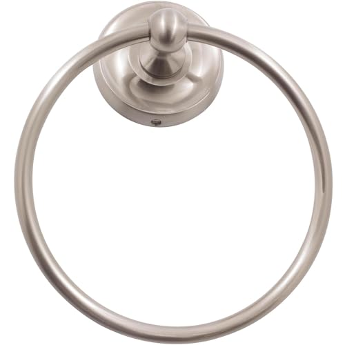 Portland Towel Ring, Satin Nickel by Stone Harbor Hardware