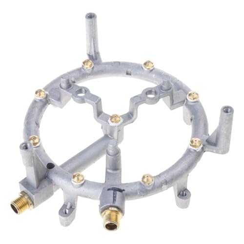 Iuhtrb Base de poêle à neuf chambres résistante aux hautes températures, neuf têtes de poêle féroce, accessoires de cuisine