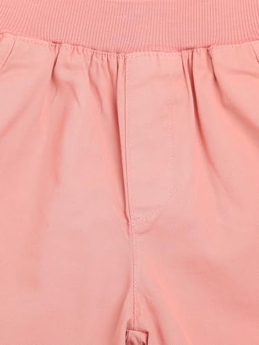 Image of Li'l Tomatoes Girls 100% Cotton Combo Shorts Pack of 2 | Soft & Breathable Summer Shorts | Elastic Waist Casual Wear | 2-14 Years