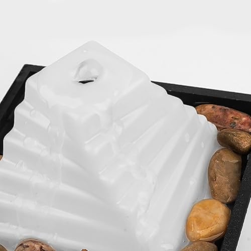 Fuente de mesa zen CRAFTHROU con cascada e iluminación LED para relajación 6