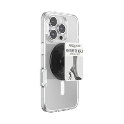 PopSockets Phone Grip for MagSafe, Magnetic Holder- Who Runs the World | With Magnet, Removable, Kindle/iPhone/Android/Tablet, Funny, Phone & Electronics Accessory