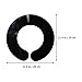 Lurrose Hair Cutting Collar, Hair Dye Cape, Silicone Rubber Neck Wrap Guard Neck Shield Shawl Barber Styling Cape Barber Supplies for Haircut Hair Dye