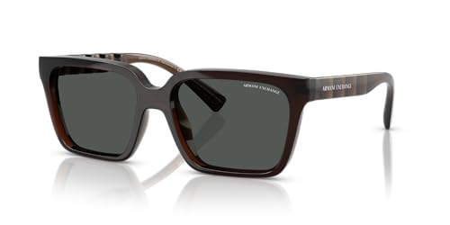 Image of Armani Exchange mens Ax4147s Square Sunglasses