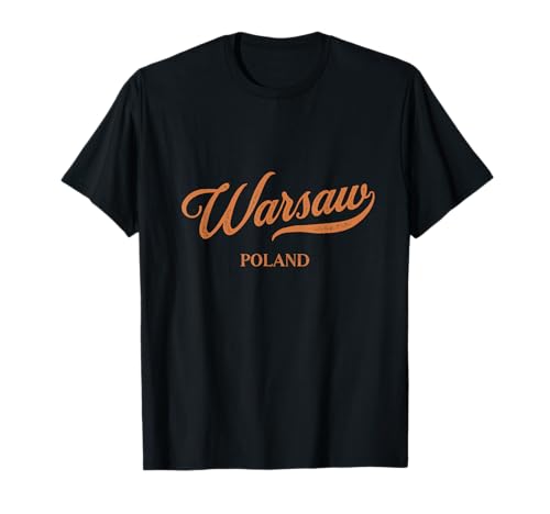Retro Poland City - Vintage Warsaw T-Shirt