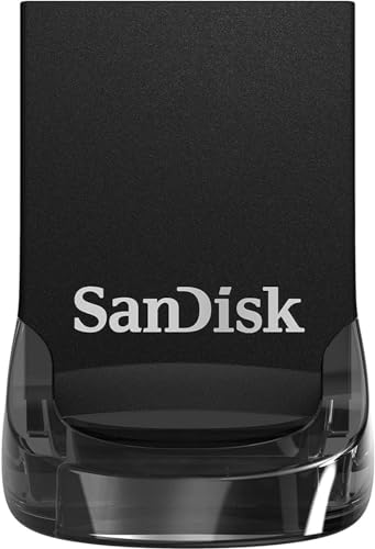 Image of SanDisk 64GB 5-Pack Ultra Fit USB 3.2 Gen 1 Flash Drive (5x64GB) - Up to 300MB /s, Plug-and-Stay Design, Non-Retail Packaging - SDCZ430-064G-GAM5C