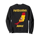 Spanien Flagge - Fuerteventura Junkie - Fuerteventura Sweatshirt