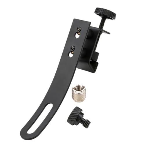 Toddmomy Shockproof Drum Clip for Microphone Drum Mic Clamp Adjustable Mic Stand Clip