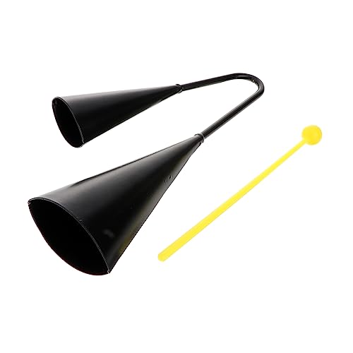 CIMAXIC Double Head Metal Cowbells Musical Instrument Perfect for Sporting Games