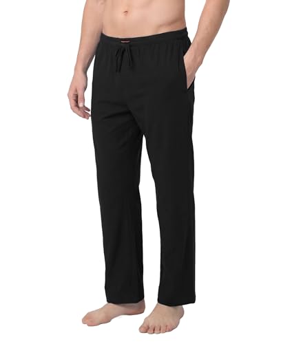 Image of Andrew Scott Men's Cotton Lounge Pants | Sleep Pajama Bottoms| Multi Packs | Drawstring & Pockets