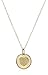 14k Yellow Gold Free-Form Heart Medallion Pendant Necklace, 18"