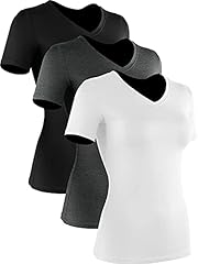 V-neck: Black, Grey, White