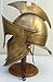 Medieval cotton Handmade Spartan Helmet Antique Medieval Greek Helmet | Large Wearable Spartan Trooper Helmet | Collectible Replica Greek Spartan Helmet for Costume & Display