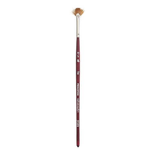 Image of Princeton Velvetouch, Series 3950, Paint Brush for Acrylic, Oil and Watercolor, Fan, 10 /0