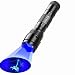 DULEX 395-410nm Ultraviolet Blacklight Led UV Flashlight with 18650 Rechargable Battery and Charger for Money Detector,Leak Detector,Pet Urine Stain,scorpion
