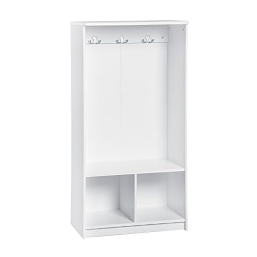 KidSpace Wood Locker with Storage Compartment