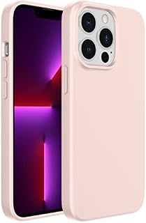 JETech Silicone Case Compatible with iPhone 13 Pro 6.1-Inch, Silky-Soft Touch Full-Body Protective Case, Shockproof Cover with Microfiber Lining (Black)