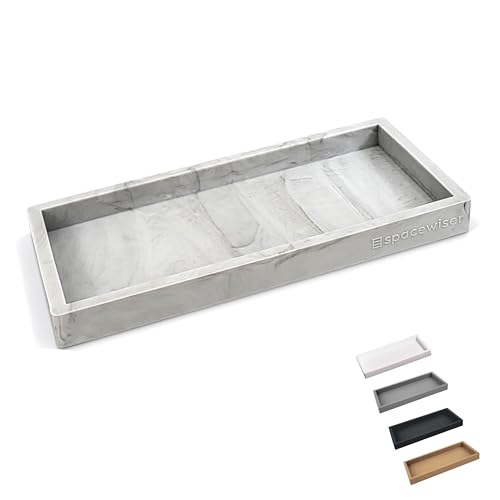 Spacewiser Countertop & Vanity Silicone Tray - Small 7.7" Kitchen Soap Tray…