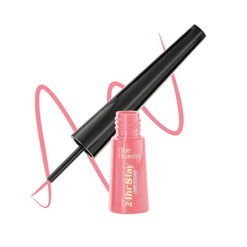 Image of Blue Heaven 24hr Stay Liquid Eyeliner Waterproof Smudge Proof | Quick Dry, Fine-Tip Brush for Precision | Long-Lasting Eye Liner for Women | Cotton Candy | 3ml