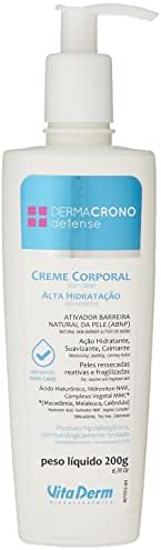Creme Corporal Alta Hidratação Dermacrono Defense 200G, Vitaderm