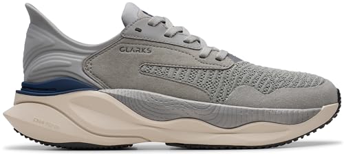 Clarks Men Clarks Pace Grey Textile 11 Wide - image 6