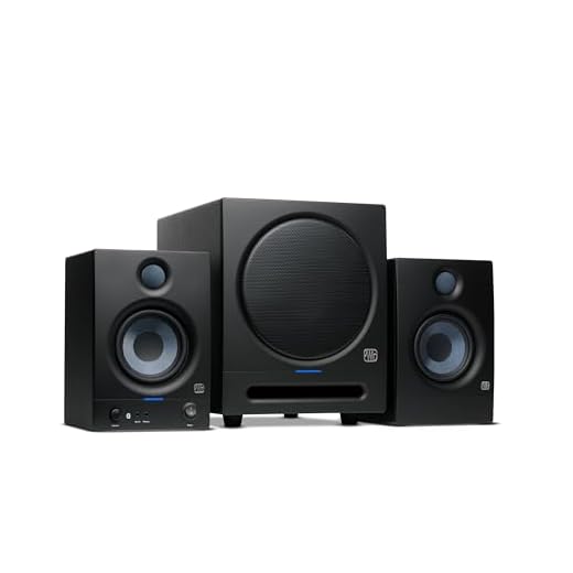 PreSonus Eris 4.5BT Gen 2, Altavoces Activos de Escritorio 4.5" con Bluetooth para Multimedia, Juegos, Producción Musical de Calidad Estudio, Potencia 50 W