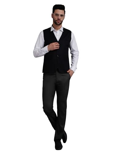 Image of APKR Men's Solid Waistcoat