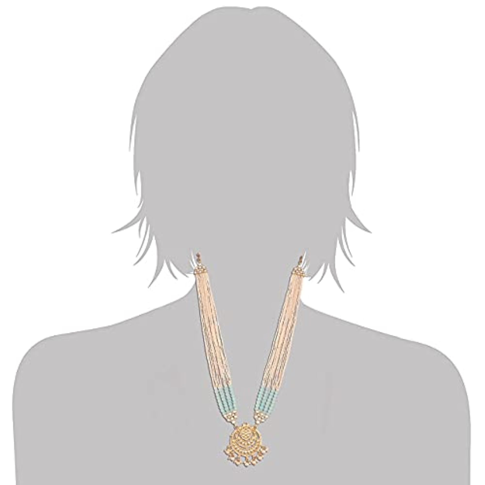 Ethnic Silver Oxidised Choker Necklace and Earrings Set