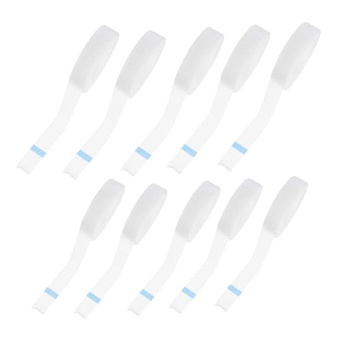 Gogogmee Professional Eyelash Grafting Tapes 10 Pack Adhesive Makeup Tapes White Easy Peel off for Eyelash Separation