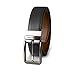 Produktbild JAMES HAWK Ledergürtel Herren - Eleganter Echtledergürtel Wendegürtel für Männer - Verstellbarer Gürtel One Size 110 cm - Schwarz und Hellbraun