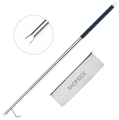 RAOMEIDE 49 Inches Fire Poker for Fire Pit Outdoor...