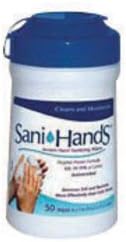 Nice Pak Sani-Hands Instant Hand Sanitizing Wipes 150 Count Canister