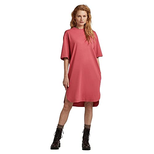 G-STAR RAW Damen Boxy U Tee Kleid, Rosa (pink Ink D22840-C336-C618), XL