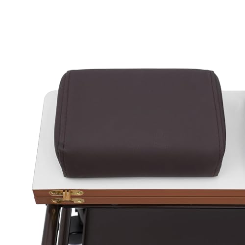 Carrito Spa para Pies con Mesa Plegable y Ruedas Giratorias miniatura 3