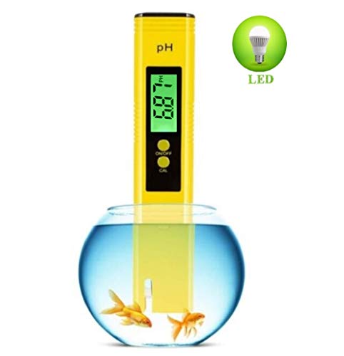 Digital PH Meter, LED Backlight PH high Precision Water Quality Tester, PH Range